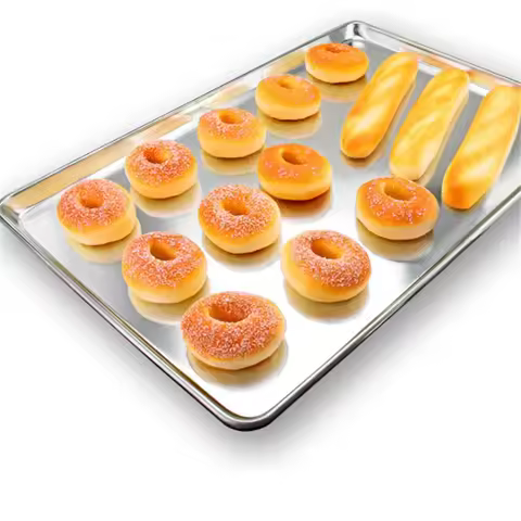 1.6mm thick Rectangular Nonstick Aluminum Nougat bread Cookies BBQ Baking Pan tray Baking Tools Kitc