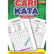 Buku Cari Kata Mudah/Word Search/Buku Aktiviti/Kanak-Kanak