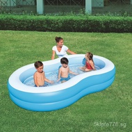 Original Authentic Bestway 8Font-shaped Water Play Pool Family Swimming Pool Children's Ocean Ball P