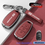 Hyundai Zinc alloy key chain premium key cover For Hyundai santafe 2019-2020 Accent 2019-2020 kona 2