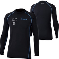 (Goodlifestore)Rs Taichi RSU307 Inner Accessories C-R Basic Undershirt - Black Blue - M Discount