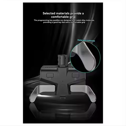DT81 Game Controller Back Button Trigger Attachment with 3.5MM Headphone Jack Type-C Interface for X