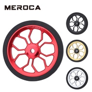 MEROCA Bicycle 82mm Litepro Easy Wheels Folding Bike Cnc Bearing Easy Wheel Widened Push Wheel For B