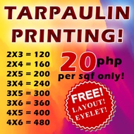 TARPAULIN PRINTING WITH FREE LAYOUT PARTY NEEDS BANNER