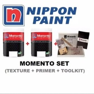 [RAYA DEAL] 1L NIPPON MOMENTO TOP COAT + 1L PRIMER + TOOLKIT(SPARKLE SILVER MS SERIES)