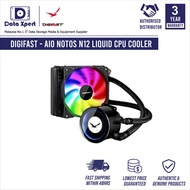 Digifast AIO Notos N12 Liquid CPU Cooler, 120 mm Radiator, ARGB Heatsink, Pump and Fans, Sync Lighti