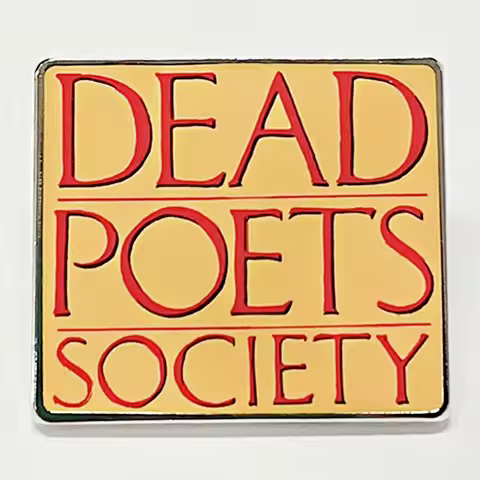 Dead Poets Society enamel pin American drama film metal badge vintage brooches backpack Accessories 