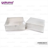 SQUARE PANS SQUARE/S 10 x 10 x 7 CM Loyang Kek Empat Segi