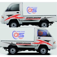 Stiker Mobil Pick Up SPEED RACING Stiker Pick Up Colt T 120ss New Carry Futura
