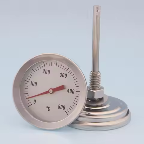 Universal BBQ Thermometer Smoker Temperature Gauge Grill Thermometer for Charcoal Grill Pit Smoker C