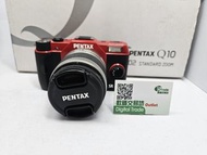 新淨 Pentax Q10 跟 5-15mm Zoom kit 鮮紅色 香港行貨過保 手快有