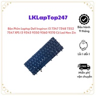 Dell Inspiron 13 7347 7347 7348 7352 7359 7547 7548 XPS 13 9343 9350 9360 9370 13 7347 Laptop Keyboard With Led New Zin