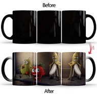 Ceramic Mug Fruit Color Changing Mug Heat Sensitive Coffee Mug Breakfast Mug