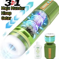 ZEMALIA 3 IN 1 Hisap Maju Mundur Ori Sexy Toys Pria Tenga Snail Cup
