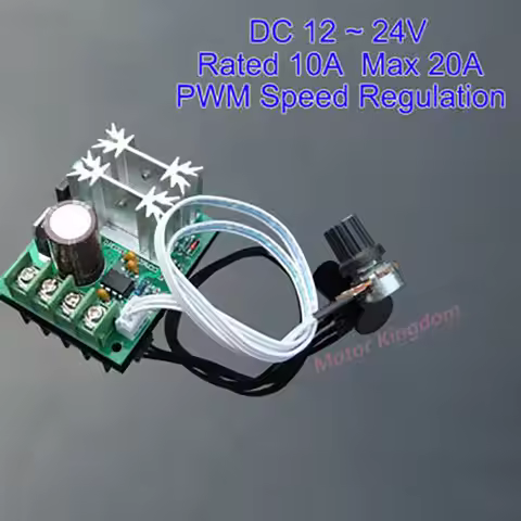 DC 12V-24V 15V 18V 10A High Power PWM DC Brush Motor Speed Controller Regulator Switch for 795/785/7