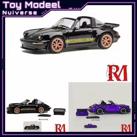 Rhino RM Porsche Singer Turbo 930 Convertible 1:64 Scale Premium Diecast Alloy Simulation Car Model 