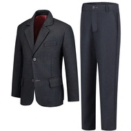 Tween Boys Suits 2-Pieces Suit Set Toddler Tuxedos Dresswear Ring Bearer Outfit Wedding Blazer Pants