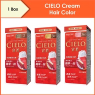 CIELO Cream Hair Color Cielo Hair Dye for Gray Coverage (Made in Japan)