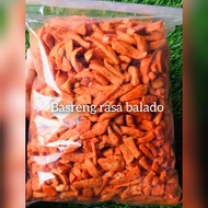 basreng stik rasa keju balado ready kemasan 1kg 500gr 250gr 100gr 50gr