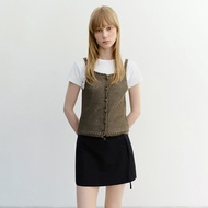 [Dunst] Belted Mini Skirt_UDSK6B227