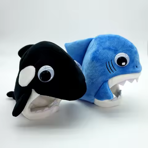 Lovely Plushies In Stock fumo×fumo TouHou Project Head Gear For As Shark And Killer Whale X2 Kawaii 