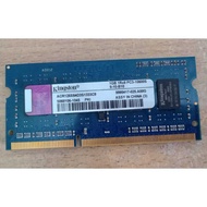 SODIMM MEMORY RAM DDR3 KINGSTON 1GB 1RX8 10600S - ercomp1