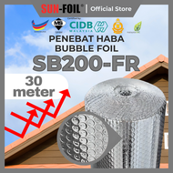 SUNFOIL SB200-FR [30m] Bubble Foil Series Foil Bubble Aluminium Foil Roofing Reflective
