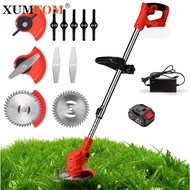 COD 1298VF Mesin Rumput Lithium Cordless Grass Cutter Portable Electric Lawn Mower Grass Trimmer Ele