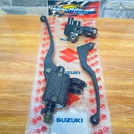 Paket Master Rem Depan Assy + Dudukan Spion drat 12 Handle Kopling + Handle Kopling Satria Fu 150 Ka