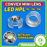 Mini Convex Lens 13mm LED HPL 1W 3W 5W