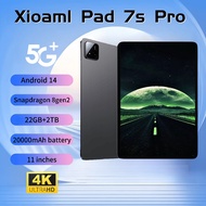 2026 NEW Original MI Tablet 11 inch Snapdrago 888 Pad 7S Pro HD 4K Android 14 22GB+1TB 12000mAh 5G D