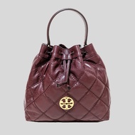 Tory Burch Willa Small Drawstring Shoulder Bag Claret 87864