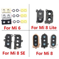 Back Camera Glass For Xiaomi Mi 6 Mi6 M6 Mi 8 Mi8 Mi9 Mi 9 SE Lite Rear Camera Lens Glass With Frame
