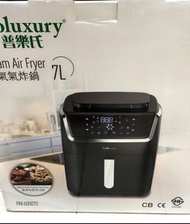 全新Proluxury 2合1蒸氣焗爐及氣炸鍋 (7公升, 黑色)