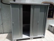 日本Inaba稻葉牌 - 原裝進口戶外儲物櫃 MJX 系列 - Outdoor Storage Cabinet - MJX-199D 銀色 / 綠色