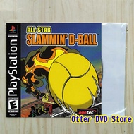 Cassette CD Game Ps1 Ps 1 All-Star Slammin' D-Ball