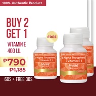 BUY 2 Myra E 400 I.U 30s Bottles GET 1 FREE Myra E 400 I.U 30s Bottle (Save P390)