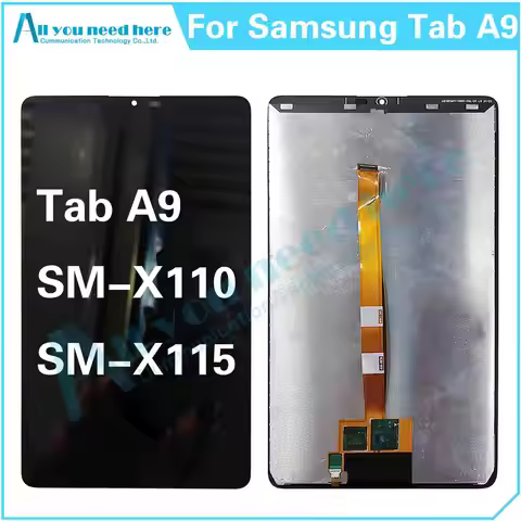 New For Samsung Galaxy Tab A9 8.7" Wifi SM-X110 SM-X115 X110 X115 LCD Display Touch Screen Digitizer
