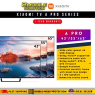 XIAOMI Smart TV A Pro 43''/55''/65'' [4K UHD HDR10 I Dolby Vision® I Dolby Audio™ I Bazel-less I Goo
