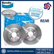 Proton Wira / Putra 1.8 (1996 - 2006) Bendix Swiftfit REAR Brake Disc Rotor BELAKANG (2pcs)