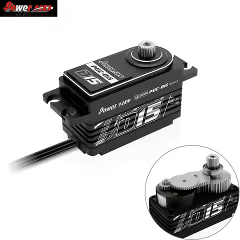 Power HD D15 Digital Servo for 1:10 Oil Electric Racing Car Robot Arm / Rc Drone Short Body Servo Fo
