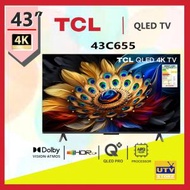 43" 吋 C655 4K QLED  4K Google TV TCL 43C655