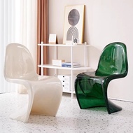 Panton Chair Cantilever Chair One-Piece Molding PC Material Makeup Chair Leisure Chair Dining Chair