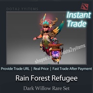 DOTA2 Dark Willow (DW) Rain Forest Refugee “Rare Set” 刀塔2 邪影芳灵 雨林流亡者 稀有 套装 现货秒发