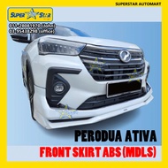 Perodua ativa Modellista bodykit body kit front side rear skirt lip spoiler boot trunk roof lip