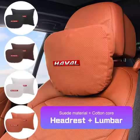 For Haval H6 Dargo M6 H9 H6S F7 F7X Jolion X DOG H2 Car Neck Pillow Headrest Lumbar Support Breathab