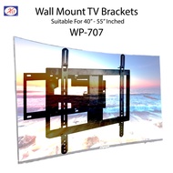 Wall Mount TV Brackets - LCD FOLDABLE ARM BRACKET WITH BUILT- IN TV BRACKET   (40"- 55") WP-707