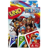 Anime UNO Games One Piece Card Game Family Funny Entertainment Board Game Poker Cards Game Gift Box