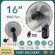 wall fan 16 inch wall mounted home restaurant remote control mute pure copper motor fan
