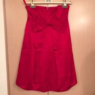 Red Ribbon Bow Cocktail Dress 謝師宴晚禮服連身裙
